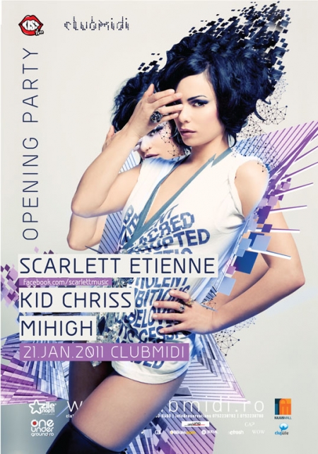 Scarlett Etienne Club Midi Opening Party 2011